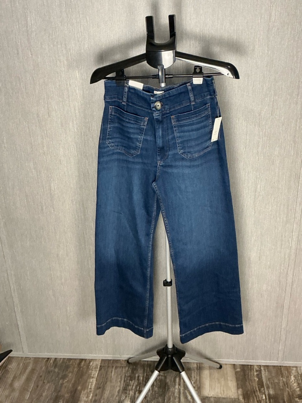 Maeve Dark Blue Wide-Leg Jeans Size 29x29 - Picture 6 of 12
